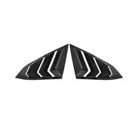 2pcs Car Sides Quarter Glass Vent Louver Shutter Cover Exterior Accessories Compatible with Honda Civic 10th 2016-2021(Carbon Look)