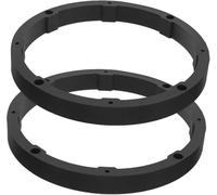 2pcs Car Speaker Spacer Ring Replacement 6.5 Inch Plastic Door Speaker Spacer Bracket Adapter Compatible Most Vehicle Audio Systems for Car Audio Upgrade, Sturdy Component Design, Universal Compati...