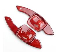 2Pcs Car Steering Wheel Shift Paddles for VW Golf 8 MK8 GTI/R/R line CC,Aluminum Alloy Steering Wheel Shift Paddle Blade Shifter Extension Carbon Fiber red
