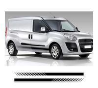 2PCS Car Stickers, for Fiat Doblo Cargo Panorama, for Vauxhall, for Opel Combo Camper Van Graphics Vinyl Decals Tuning Auto Accessories