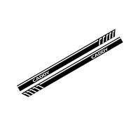 2PCS Car Stickers, for VW Caddy MK1 MK2 MK3 MK4 2 3 4 Maxi Kombi Camper Van Tuning Accessories Line Vinyl Decals