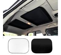 2PCS Car Sunroof Sunshade, Car Roof Cover, Foldable UV Reflector Reflective Covers Block UV Rays Glare, Car Interior Accessories Fit for Mini Cooper, Clubman & Countryman R56 (Black)