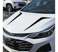 2Pcs Car SUV Truck Racing Hood Stripes 2pcs 2 pcs Car does not damage the paint taking only minutes designed for long lasting use with proper durability and consistent