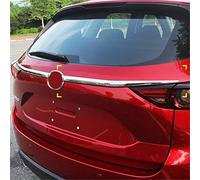 2pcs Car Trunk Upper Chrome Tailgate Trim Strip, ABS Plastic Rear Bumper Decorative Sticker, Modification Accessories, For Maz-da CX-5 KF 2017-2022