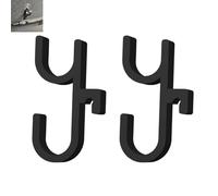 2PCS Car Umbrella Holder Clip Hook,Universal No-Drilling Boot Umbrella Hook,Space-Saving&Easy Install for Car Seat,Stroller,Wheelchair,SUV Trunk Organizer,Stable Installation Suitable for Any Ca/r