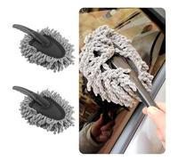 2PCS Car Wash Brushes,Microfiber Car Cleaning Brushes for Cleaning Car Interiors and Cracks,Universal Car Cleaning Mop Car Cleaning Products for Various Vehicle Types