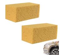 2PCS Car Wash Sponges, Sponges For Car Cleaning, Window Cleaning, Anti Scratch Extra Large Sponge For Cleaning, Extra Thick Car Sponges For Wheels, Windscreen & Bodywork