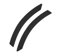 2PCS Car Wheel Eyebrow Silicone Anti-Collision Fender Protector Strips, Self-Adhesive Edge Trim for Car, SUV, Pickup Truck - Universal Fit(A)