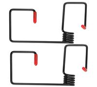 2pcs Car Windshield Wiper Arm Spring Replacement Black Metal
