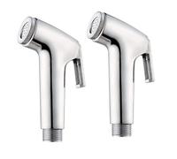 2Pcs Caravan Shower Head High Pressure Trigger Shower Heads with On/Off Hand Held Toilet Bidet Sprayer Head for Baths, Caravans, Motorhomes, Boats & Hair Salons