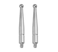 2pcs Carbide Contact Points for Dial Test Indicator 2mm Ball M1.6 Thread Compatible with Mitutoyo 513-474 513-204N 513-254F Models