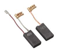 2Pcs Carbon Brushes 1617014135 for Bosch Rotary Hammer, Metal Construction Ensures Stable Motor Operation, Compatible with GBH5-40DE GSH5-CE 11235EVS