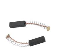 2Pcs Carbon Brushes 20x6x5mm For Electric Motors Power Tools Replacement Parts Compatible With Drills Saws Grinders Vacuum Cleaners