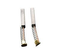 2Pcs Carbon Brushes 6x8x30mm with Spring - for Electric Forklifts & Industrial Motors