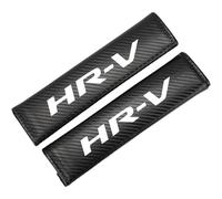 2Pcs Carbon Fiber Leather Seat Belt Cushions Shoulder Pad Soft for Honda HR-V HRV HR V Safety Belt Cover Pad More Comfortable Driving