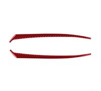 2pcs Carbon Fiber Mirror Shell Decals for TOYOTA A90 2019 2022, Waterproof and Temperature Resistant Design (Red)