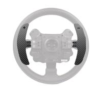 2PCS Carbon Fiber Paddle Shifter For Thrustmaster Evo Racing 32R Leather Wheel Add On;Racing Game Mod Modification Parts Accessories Compatible with Thrustmaster T818 EVO 32R Direct Drive Racing Wheel