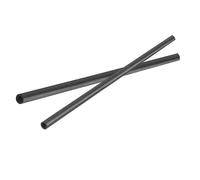 2pcs Carbon Fiber Tube Round 2mm 2.5mm 3mm 4mm 5mm 6mm 7mm 8mm 9mm 10mm Outer Diameter 500mm Long Carbon Fiber Hollow Tube Shaft(9mmx6mm)