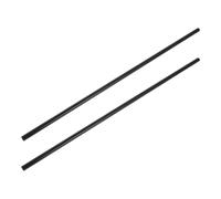2pcs Carbon Fiber Tubes 10x8mm Hollow Black Woven Texture | Lightweight Stability, Quadcopter Multicopter DIY Tail Tube Accessories, Carbon Fibre Rod Style