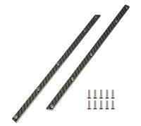 2PCS Carbon Fiber Widening Side Skirts for ARRMA 1/7 Limitless/Infraction/Felony 6S BLX,11mm*28mm*3mm Thicker Durable Side Skirt Chassis Panels Kit,Set of 2 RC Upgrade Part #ARA320509