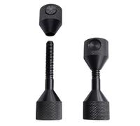 2PCS Carbon Steel Flange 5/8 To 1-7/8 Inch Hole-Mounted Button-Type