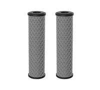 2Pcs Carbon Water Filter 10-Inch Standard Whole House Carbon Wrap Sediment and Taste & Odor Replacement Filter