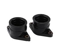 2Pcs Carburetor Carb Intake Manifold Boot Replacement Black carburetor intake boot