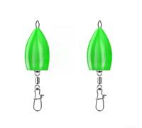 2pcs Carp Controler Fishing Floats with Distance Casting and Top Floater Features to Improve Casting Distance and Bait Control (3.2g)