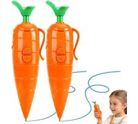2PCS Carrot Recorder Pen Toy, 60-Second Carrot Digital Voice Record,Cute Carrots Pen with Playback & Audio Recorder, Smooth Writing Ballpoint Pen, Fun & Creative Gift for Kids Students Teachers