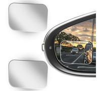 2Pcs Cars Square Blind Spot Mirrors, Car Side Mirror Blindspot Adjustabe Angle 360 Degree Wide Angle Convex RearView Removable for Enhanced Safety Universal Accessories for Suvs RVs Trucks