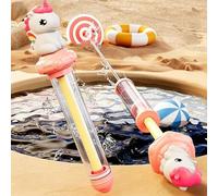 2PCS Cartoon Animal Pull-Action Water Gun Toy,Blaster Squirt Guns,Fun Water Squirter Tools,Ergonomic Grip for Little Hands,Summer Swimming Pool Beach Sand Water Fighting Toys,Party Favors (Pink)