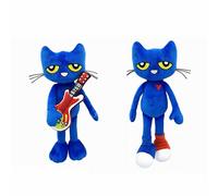 (2pcs) Cartoon Plush Doll Pete The Cat Character Soft Toy