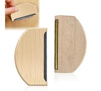 2PCS Cashmere Comb, Sweater Shaver Wool Comb Wooden Pilling Fabric Shaver Multifunctional Clothes Doctor Comfort Fabric Conditioner for De-Pilling Clothing Garments Knits Woolens Scarves