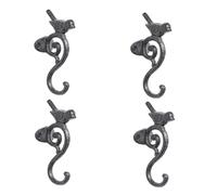 2Pcs Cast Iron Birds Wall Hook,Rustic Decorative Multi-Purpose Heavy Duty Metal Hanging Hooks,Animal Heavy Duty for Coats Bags Towels Key and More Home Farmhouse Decor Gift Wall Mount (4)