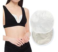 2PCS Castor Oil Breast Pack Wrap -Reusable Organic Castor Oil Compress Pads Less Mess for Fibrocystic Breasts(D/E/F)