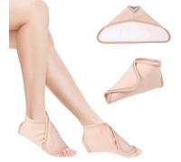 2Pcs Castor Oil Pack Foot Wrap Organic Castor Oil Pack for Ankle Adjustable Reusable Feet Brace Anti Oil Leak Breathable Acrylic Flannel Compress for Women Ankle Support Plantar Fasciitis Pain Relief