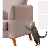 2pcs Cat Anti Scratch Tape, Transparent Anti Scratch Furniture Protector, Resistant Cat Scratching Protection Sticky Paws Tape,Cats Couch Scratching Protector for Carpet, Sofa, Door(45x30cm)