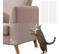 2pcs Cat Anti Scratch Tape, Transparent Anti Scratch Furniture Protector, Resistant Cat Scratching Protection Sticky Paws Tape,Cats Couch Scratching Protector for Carpet, Sofa, Door(45x15 cm)