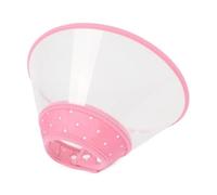 2pcs Cat Dog Collar Neck Cone Recovery Collar Elizabethan Collars For Anti-Bite Lick Surgery Wound Healing Pet Dogs Health Medical(Pink,L)