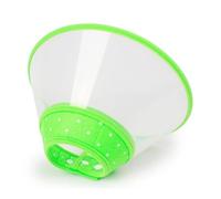 2pcs Cat Dog Collar Neck Cone Recovery Collar Elizabethan Collars For Anti-Bite Lick Surgery Wound Healing Pet Dogs Health Medical(Green,S)
