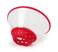 2pcs Cat Dog Collar Neck Cone Recovery Collar Elizabethan Collars For Anti-Bite Lick Surgery Wound Healing Pet Dogs Health Medical(Red,M)