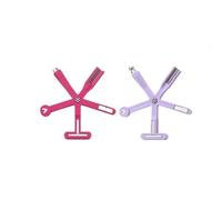 2Pcs Cat Eye Nail Magnet,8 in 1 Multifunctional Magnetic Nail Art Tool for Multiple Stunning Cat Eye Designs,Magnet Nails Polish Design Tools Nails Art DIY for Every Cats Eyes Lover (Pink+Purple)