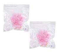 2pcs Cat Paw Squeeze Toy, Glitter Cute Taba Fufu Soft Cat Paw Kawaii Jelly Kitty Paw Relaxing Animals Stress Relieving Fidget Mochi Squishy Toys for Kids Teenagers Adults (Pink)