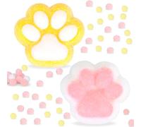 2Pcs Cat Paw Squeeze Toys, Cat Paw Squishy, Big Cat Paw Silicone Squeeze Toy, Squishy Cat Paw, Fufu Squishy, Cute Squishy Fidget Toys For Kids, Adult, Ideal For Anxiety Relaxation & Party Favors