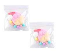 2pcs Cat Paw Squeeze Toys, Soft Taba Cat Paw Squishy Fidget Toys Kawaii Cat Paw Stress Lowering Sensory Toys Perfect Squeeze Toys and Gifts for Home Office Relaxing(Pink-Yellow Plush)