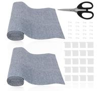 2Pcs Cat Scratching Post Cover, 40 x 200cm Self Adhesive Cat Scratch Mats with Installation Accessories, Sufficient Coverage Trimmable, Multipurpose for Sofas Walls Cats Trees Shelves