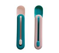 2PCS Cat Strip Squeeze Spoon Lickable Cat Treats Spoon Cat Wet Treats Dispense Spoon for Dogs and Cats Wet Treats
