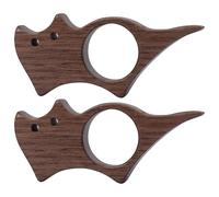 2PCS Cat Thumb Book Page Holder, Wooden Reading Accessories with Ergonomic Design, Cute Cat Bookmark Gifts for Book Lovers, Readers & Bookworms