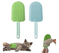 2pcs Cat Tongue Comb,Cat Brush,Cats Grooming Brush,Cats Tongue Bru-sh,Pet Bru-sh,Bru-sh for Short Haired,Upgraded Washable Silicone Pet Brushes For Long Or Short Haired,Easily Removes Fur