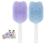 2pcs Cat Tongue Comb, Washable Silicone Pet Brushes Cat Tongue Brush Cat Brush for Short Haired Cats Cat Tongue Licking Hair Comb Cat Grooming Brush Cat Comb for Pets Removing Loose Hair or Massage